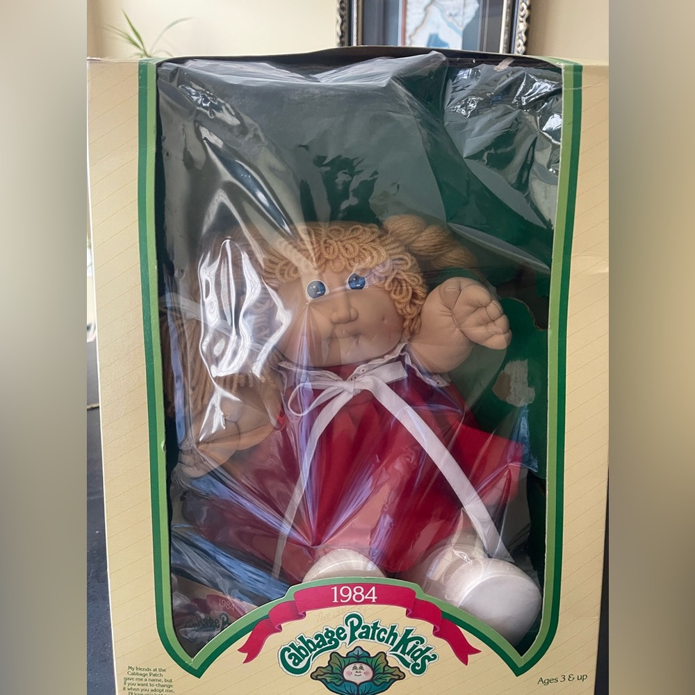 Cabbage Patch Kids Doll with Red Dress